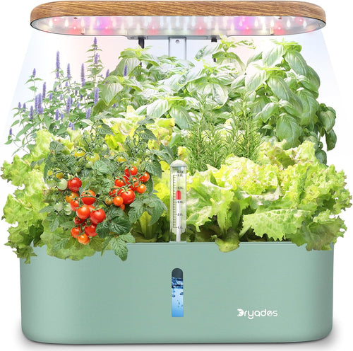 Fyllaura Indoor Garden — 12-Pod Hydroponic Growing System with LED Grow Light